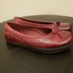 Kalso Earth Women's Bordeaux Leather Flats